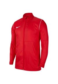Kurtka do piłki nożnej męska Nike RPL Park 20 RN JKT. Kolor: czerwony
