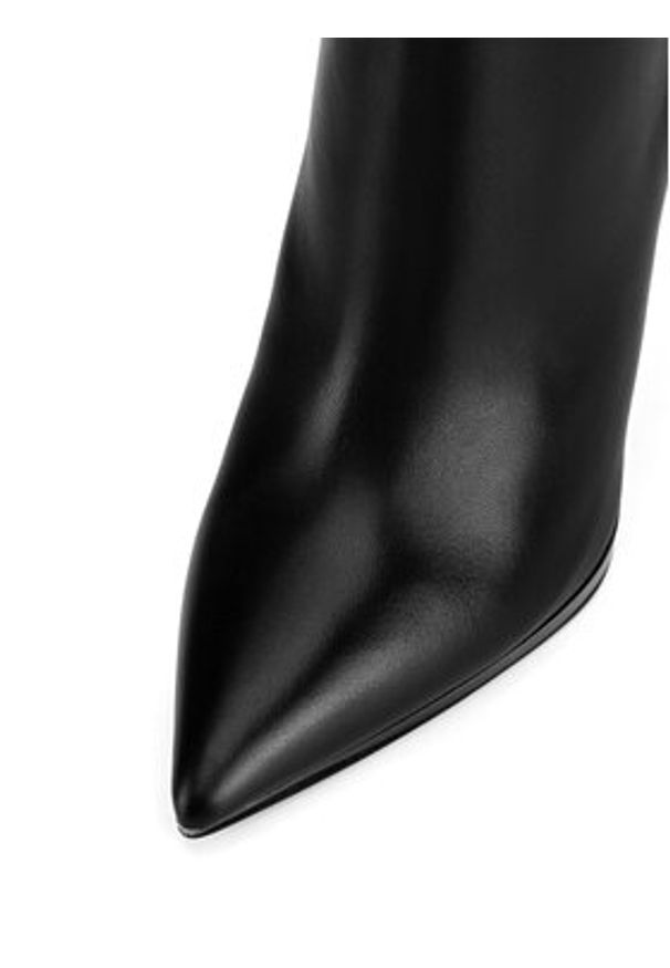 Eva Minge Botki ASSIA-SLT2518-0501 Czarny. Kolor: czarny. Materiał: skóra
