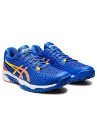 Buty tenisowe męskie Asics Solution Speed FF 2 Clay 960. Kolor: niebieski. Sport: tenis