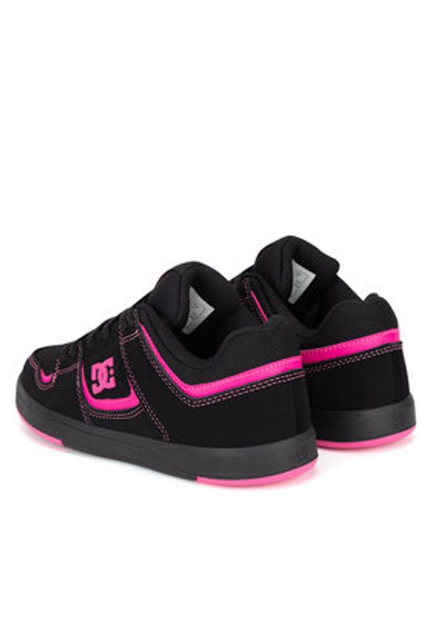 DC Sneakersy DC SHOE CURE DC01682060 Czarny. Kolor: czarny. Materiał: skóra, nubuk