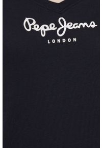 Pepe Jeans t-shirt bawełniany kolor czarny. Kolor: czarny. Materiał: bawełna #3