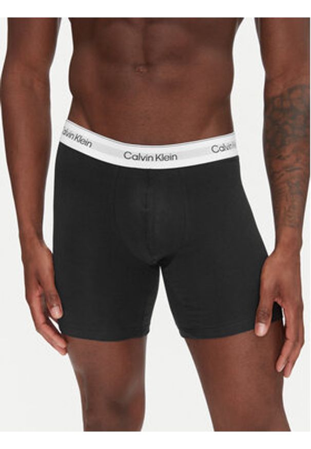 Calvin Klein Underwear Komplet 3 par bokserek LV00NB4394 Czarny. Kolor: czarny. Materiał: bawełna