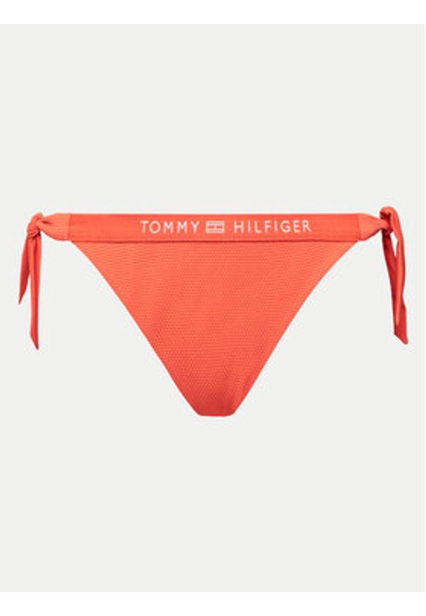 TOMMY HILFIGER - Tommy Hilfiger Dół od bikini UW0UW05260 Czerwony. Kolor: czerwony. Materiał: syntetyk