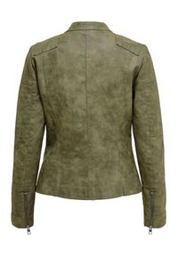 only - ONLY Kurtka z imitacji skóry Ava 15102997 Zielony Regular Fit. Kolor: zielony. Materiał: skóra #3