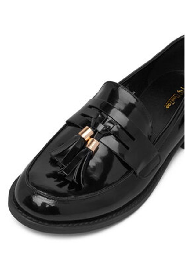 DeeZee Loafersy 13093-2 Czarny. Kolor: czarny. Materiał: skóra