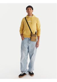 Quiksilver Bluza Screen Fleece Fineline EQYFT05136 Żółty Regular Fit. Kolor: żółty. Materiał: bawełna