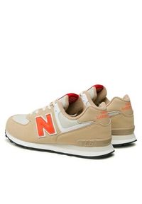 New Balance Sneakersy GC574HBO Beżowy. Kolor: beżowy. Materiał: zamsz, skóra. Model: New Balance 574 #2