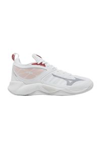 Buty Kobieta Mizuno Wave Dimension biały. Okazja: na co dzień. Kolor: biały, wielokolorowy, różowy. Model: Mizuno Wave