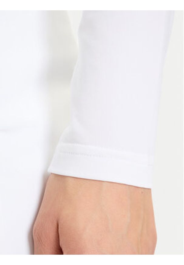 Rossignol Bluza techniczna Classique RLMWL08 Biały Slim Fit. Kolor: biały. Materiał: syntetyk