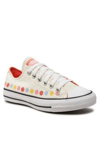 Converse Trampki Chuck Taylor All Star Floral A08107C Beżowy. Kolor: beżowy #3