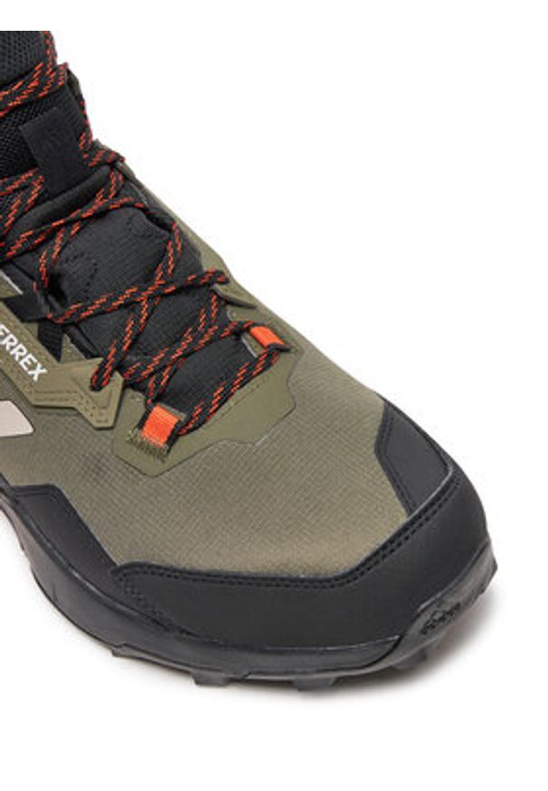 Adidas - adidas Trekkingi Terrex AX4 Mid GORE-TEX IG8853 Zielony. Kolor: zielony. Materiał: materiał. Technologia: Gore-Tex. Model: Adidas Terrex. Sport: turystyka piesza