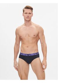Emporio Armani Underwear Komplet 3 par slipów 111734 4R715 70435 Granatowy. Kolor: niebieski. Materiał: bawełna #5