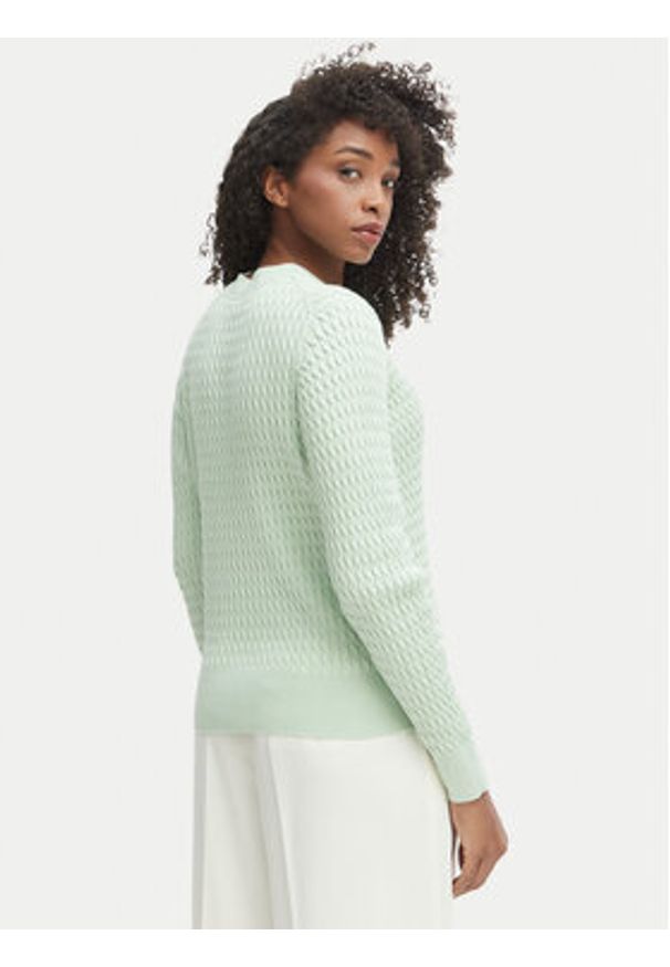 TOMMY HILFIGER - Tommy Hilfiger Sweter WW0WW44993 Zielony Regular Fit. Kolor: zielony. Materiał: bawełna