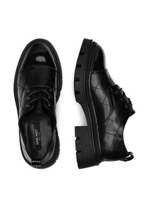 Nine West Loafersy 8198-1 Czarny. Kolor: czarny. Materiał: materiał