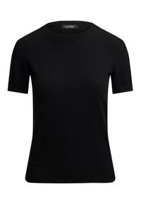 Lauren Ralph Lauren - LAUREN RALPH LAUREN T-Shirt 200P14055002 Czarny Regular Fit. Kolor: czarny #6