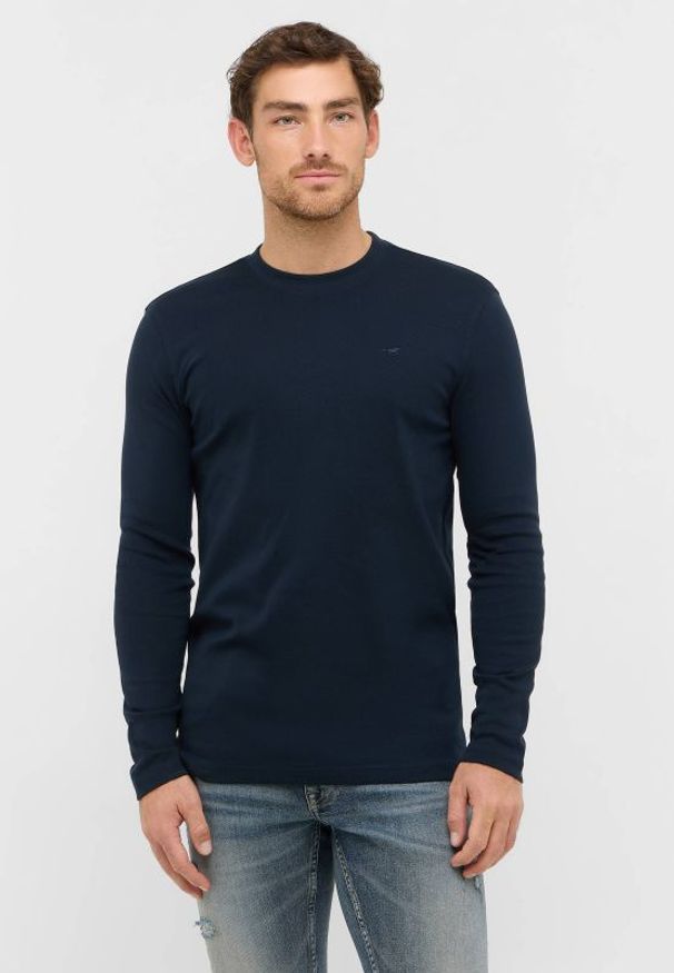 Męski Longsleeve Mustang Style Arlington Dark Sapphire 1016875 4136. Długość rękawa: długi rękaw