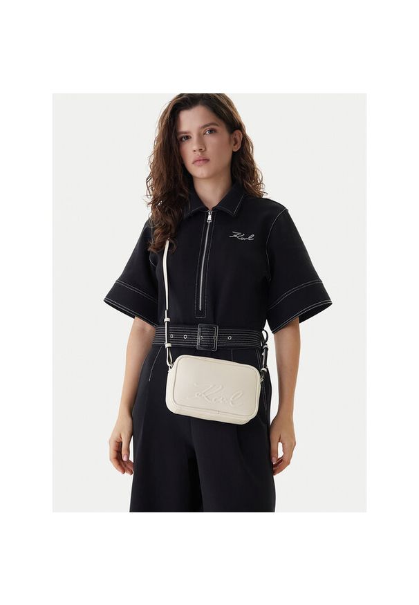 Karl Lagerfeld - Torebka KARL LAGERFELD. Kolor: biały