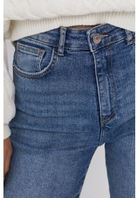 TALLY WEIJL - Tally Weijl Szorty jeansowe damskie gładkie high waist. Okazja: na co dzień. Stan: podwyższony. Kolor: niebieski. Materiał: jeans. Wzór: gładki. Styl: casual #4