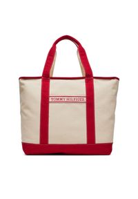 TOMMY HILFIGER - Torebka Tommy Hilfiger. Kolor: beżowy