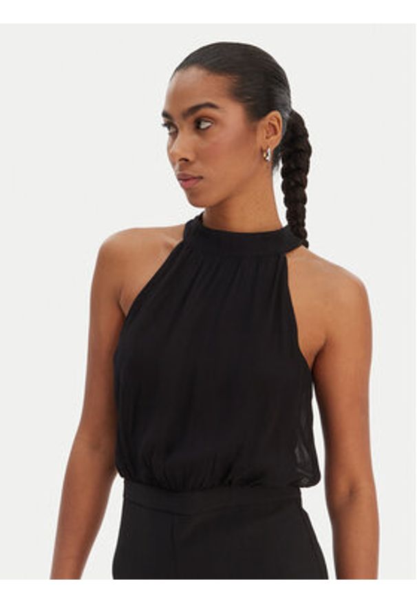 MAX&Co. Kombinezon Denver1 2518241024200 Czarny Regular Fit. Kolor: czarny. Materiał: syntetyk, wiskoza