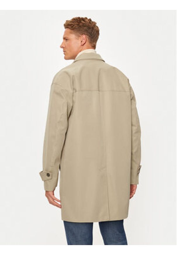 Only & Sons Trencz Mac 22030393 Beżowy Regular Fit. Kolor: beżowy. Materiał: syntetyk