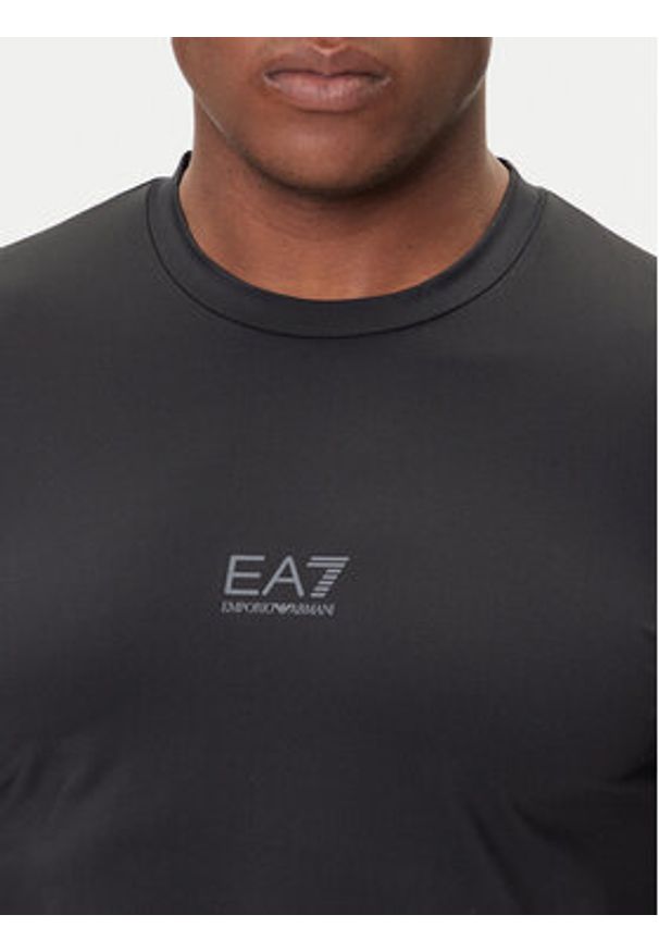 EA7 Emporio Armani T-Shirt 7M000635 AF17770 UC001 Czarny Slim Fit. Kolor: czarny. Materiał: syntetyk