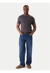 Tommy Jeans T-Shirt Linear Chest DM0DM21780 Szary Slim Fit. Kolor: szary. Materiał: bawełna #4