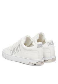 DKNY Sneakersy Adira K2420300 Biały. Kolor: biały. Materiał: skóra #4