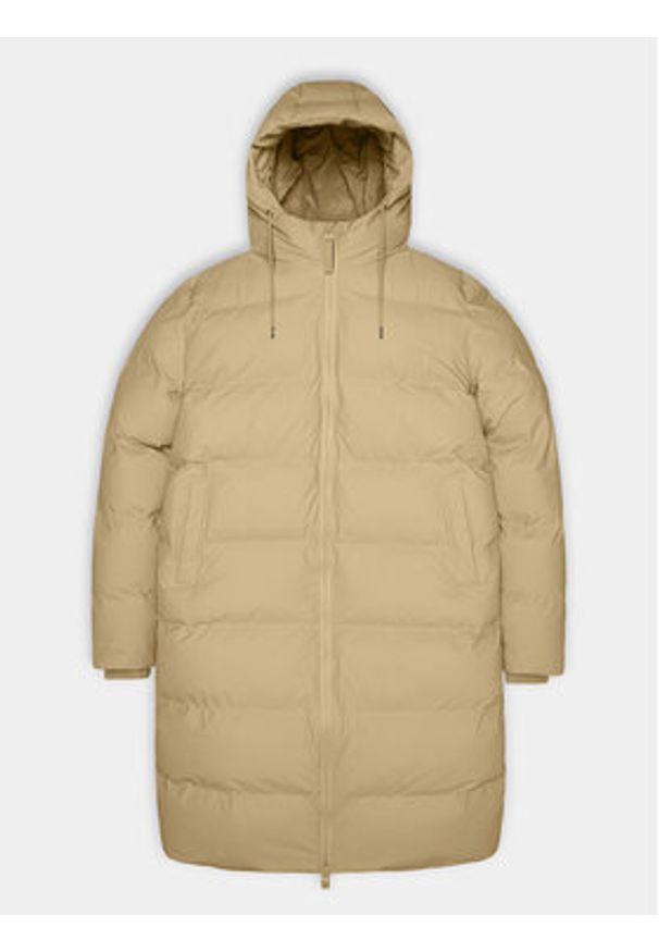 Rains Kurtka zimowa 15130 Beżowy Regular Fit. Kolor: beżowy. Materiał: syntetyk. Sezon: zima