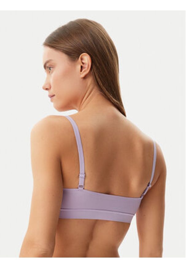 Chantelle Biustonosz braletka Soft Stretch C11GQ9 Fioletowy. Kolor: fioletowy. Materiał: syntetyk