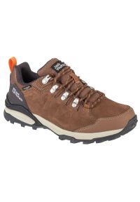 Buty Jack Wolfskin Refugio Texapore Low 4050821-5238 brązowe. Zapięcie: sznurówki. Kolor: brązowy. Materiał: tkanina, zamsz, skóra, guma #2