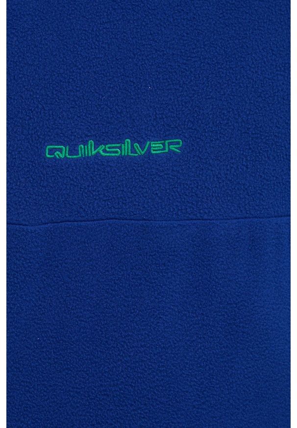 Quiksilver Bluza męska z kapturem gładka. Okazja: na co dzień. Typ kołnierza: kaptur. Kolor: niebieski. Materiał: dzianina. Wzór: gładki. Styl: casual
