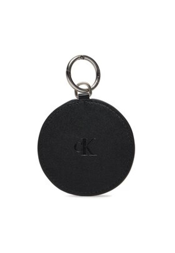 Calvin Klein Jeans Portfel Sculpted Wallet Round Mirror K60K611562 Czarny. Kolor: czarny. Materiał: skóra