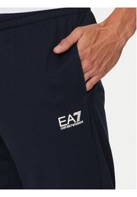 EA7 Emporio Armani Spodnie dresowe 8NPP65 PJVRZ 1562 Granatowy Regular Fit. Kolor: niebieski. Materiał: bawełna #2