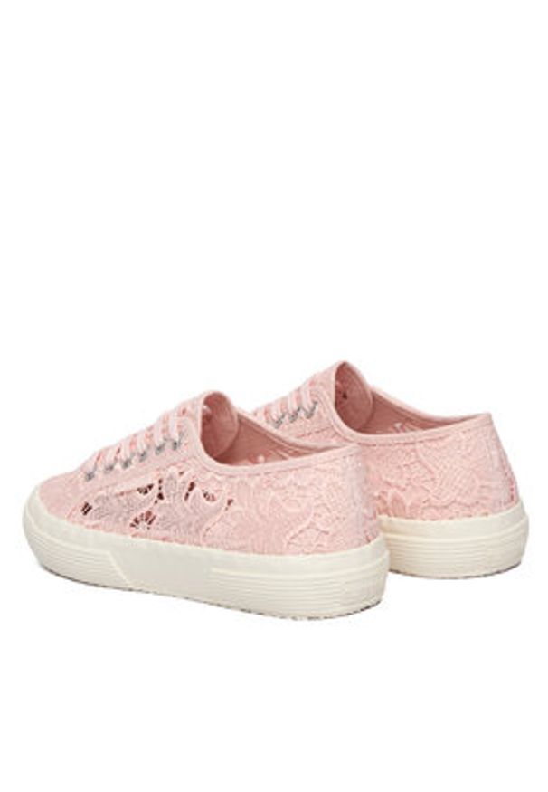 Superga Tenisówki 2750 Macrame S81219W Różowy. Kolor: różowy. Materiał: materiał