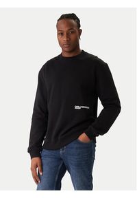 Karl Lagerfeld Jeans Bluza B1M20052 Czarny Regular Fit. Kolor: czarny. Materiał: bawełna #3