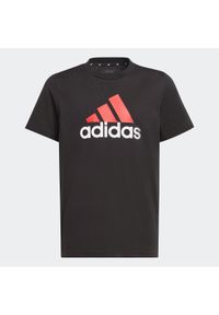 Adidas - Koszulka z krótkim rękawem dziecięca ADIDAS. Materiał: bawełna, materiał. Długość rękawa: krótki rękaw. Długość: krótkie