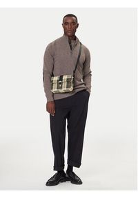 Barbour Sweter Holden MKN0837OL76 Zielony Regular Fit. Kolor: zielony. Materiał: wełna