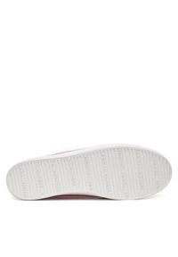 TOMMY HILFIGER - Tommy Hilfiger Sneakersy Washed Canvas Vulc Sneaker FW0FW08894 Różowy. Kolor: różowy. Materiał: materiał #5