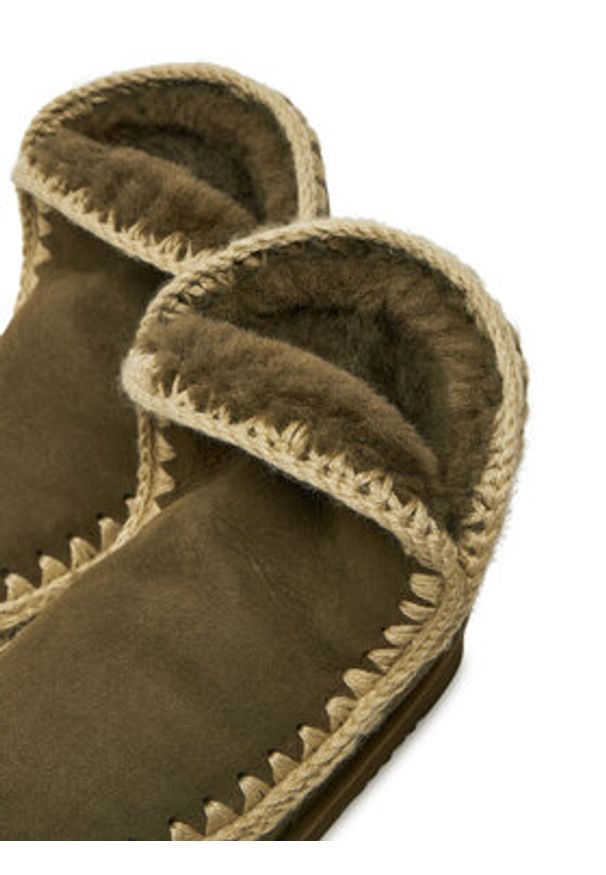 Mou Śniegowce Eskimo 18 FW101001A Brązowy. Kolor: brązowy. Materiał: skóra