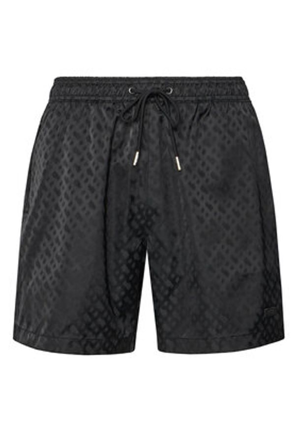 BOSS Szorty kąpielowe Jacques 50539313 Czarny Regular Fit. Kolor: czarny. Materiał: syntetyk