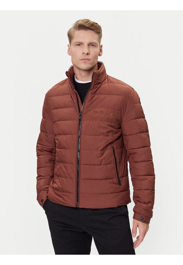 BOSS Kurtka przejściowa H-Cenitos 50519237 Beżowy Regular Fit. Kolor: beżowy. Materiał: syntetyk