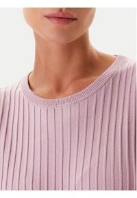 Tatuum Sweter Bazo T2501.046 Różowy Regular Fit. Kolor: różowy. Materiał: bawełna #5