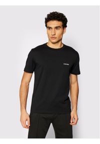 Calvin Klein T-Shirt Chest Logo K10K104062 Czarny Regular Fit. Kolor: czarny. Materiał: bawełna #1