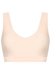 Chantelle Biustonosz top Soft Stretch C16A10 Beżowy. Kolor: beżowy. Materiał: syntetyk