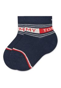 TOMMY HILFIGER - Tommy Hilfiger Zestaw 3 par wysokich skarpet dziecięcych 701220278 Kolorowy. Materiał: bawełna, materiał. Wzór: kolorowy