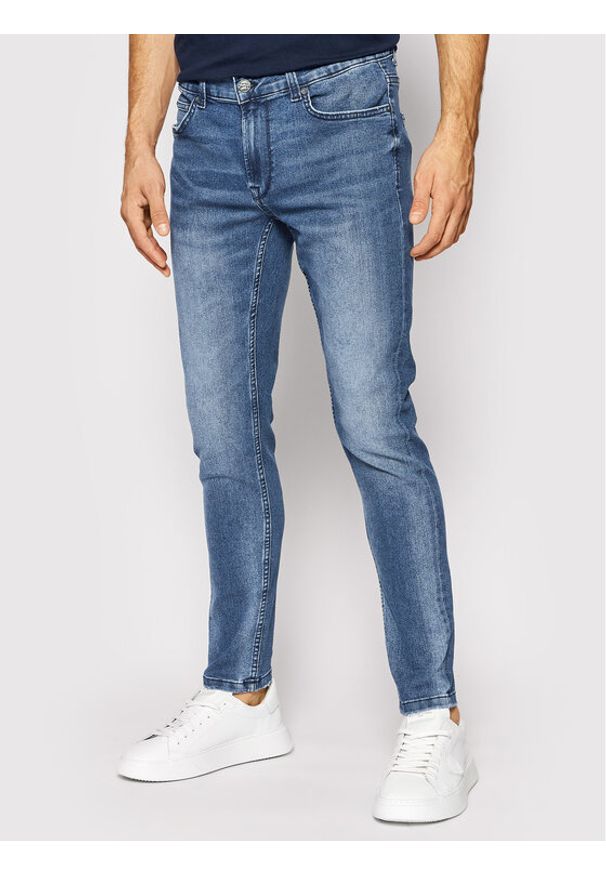 Only & Sons Jeansy Warp 22020747 Niebieski Skinny Fit. Kolor: niebieski