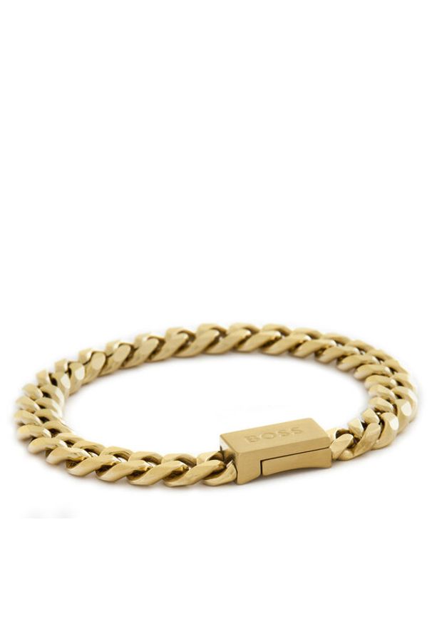 BOSS Bransoletka CHAIN FOR HIM 1580403M Złoty. Materiał: metalowe. Kolor: złoty