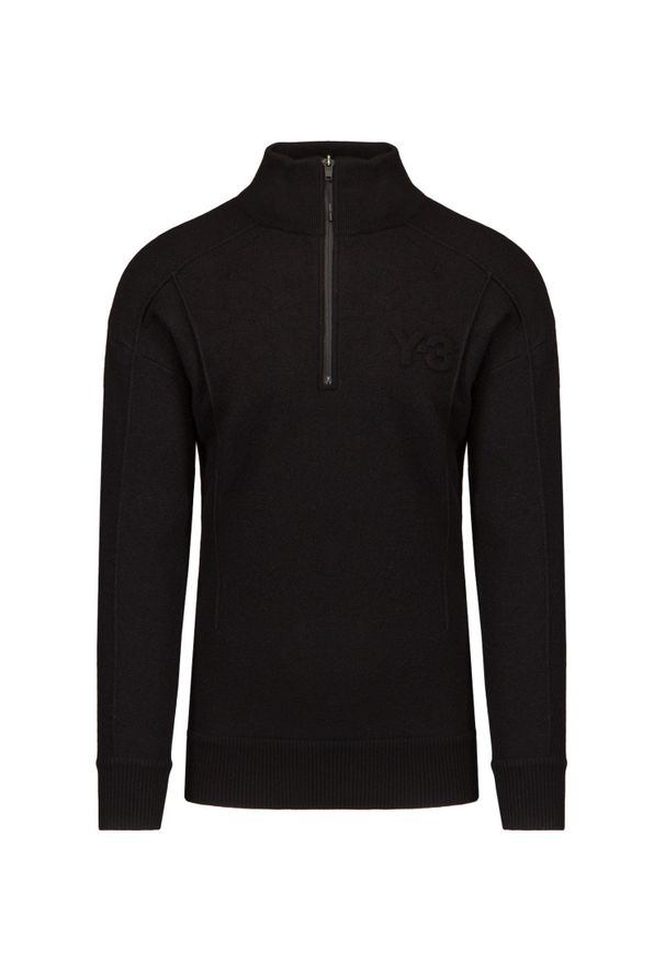 Sweter wełniany Y-3 M CL MRNO H-ZIP. Materiał: wełna. Styl: klasyczny