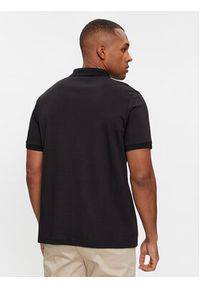 Calvin Klein Polo Smooth Cotton Welt Zip Polo K10K112754 Czarny Regular Fit. Typ kołnierza: polo. Kolor: czarny. Materiał: bawełna #4